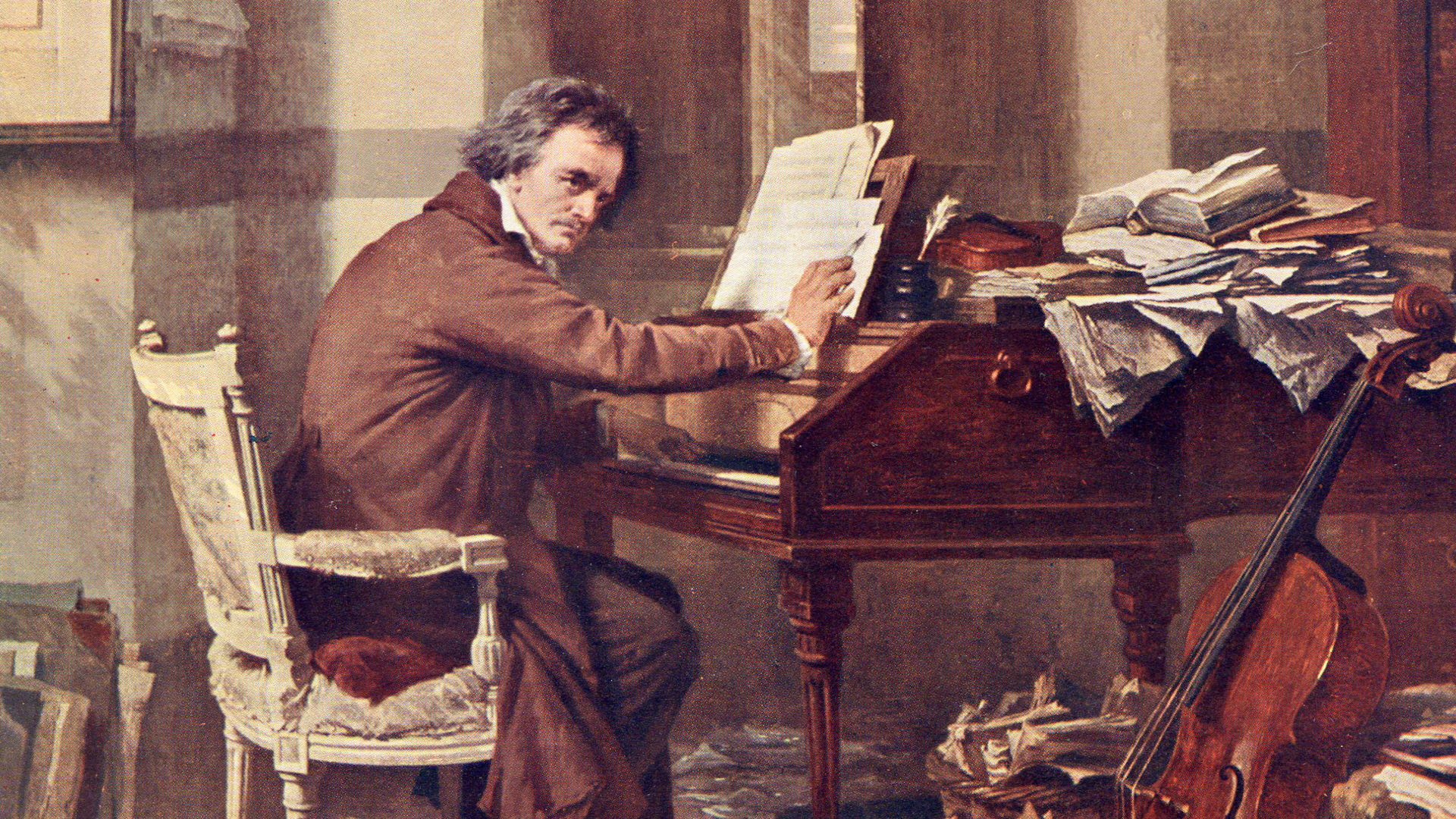 Beethoven at the piano